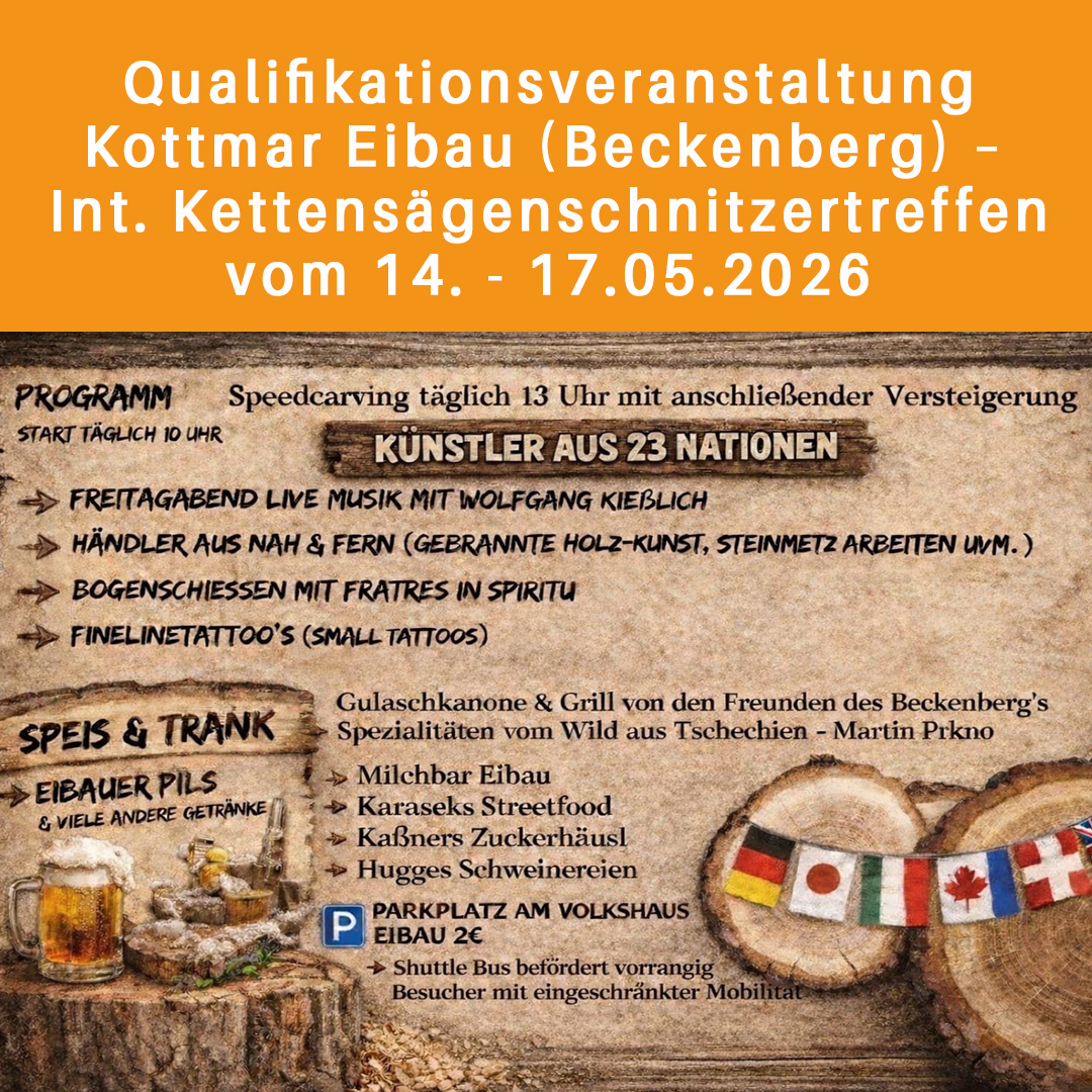 14. Internationales Kettensägenschnitzertreffen Eibau