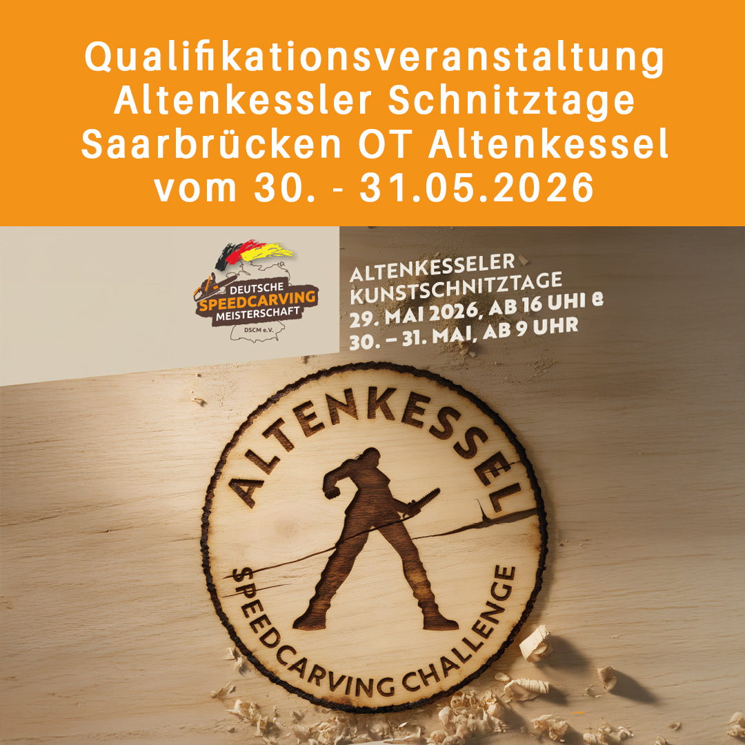 Saarbrücken Altenkesseler Schnitztage 2026 – Kettensägenkunst & Speedcarving live erleben