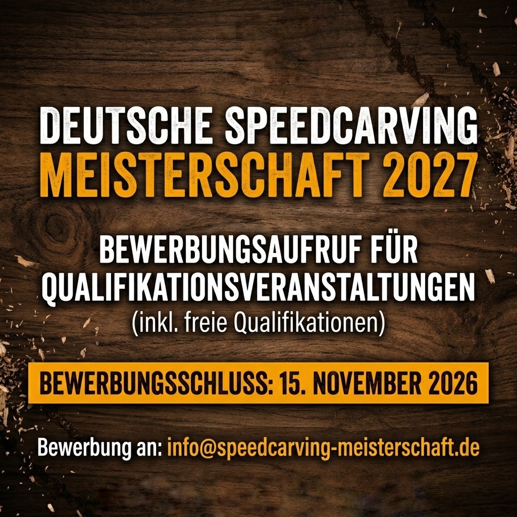 Bewerbung Speedcarving Meisterschaft 2027